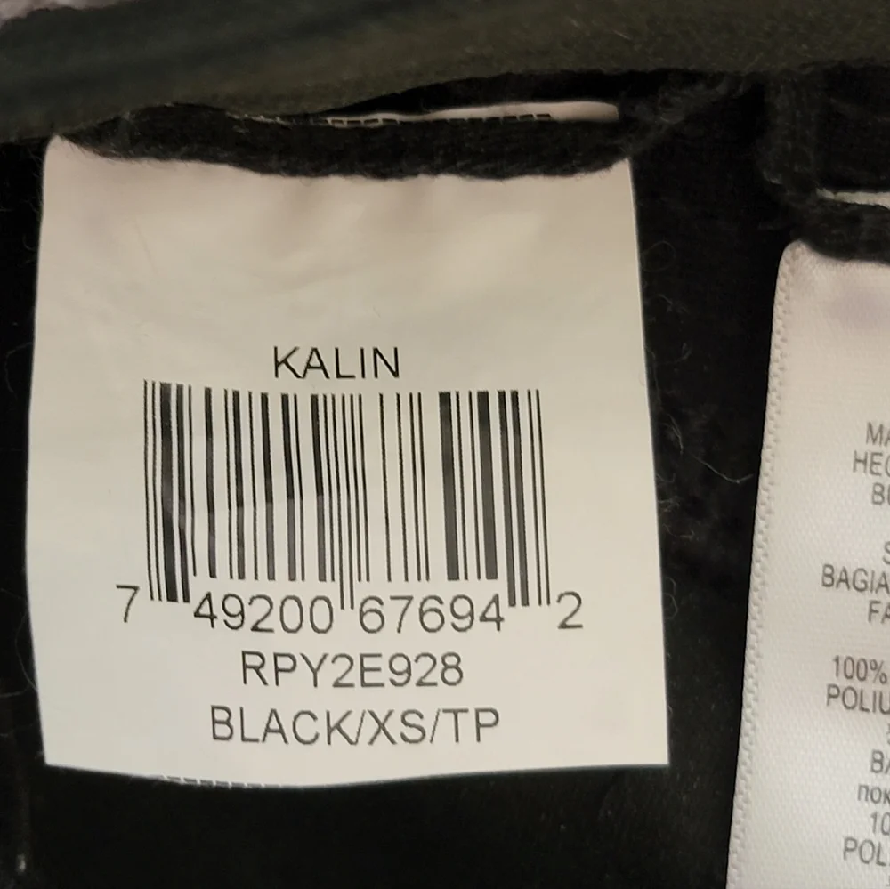 BCBGMaxAzria "Khalin" Women's Sz XS Black Leggings with Zipper Detail LIKE NEW - Picture 5 of 16